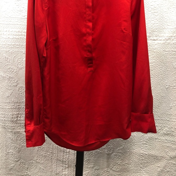 J. Crew Red Blouse xs - Picture 3 of 3